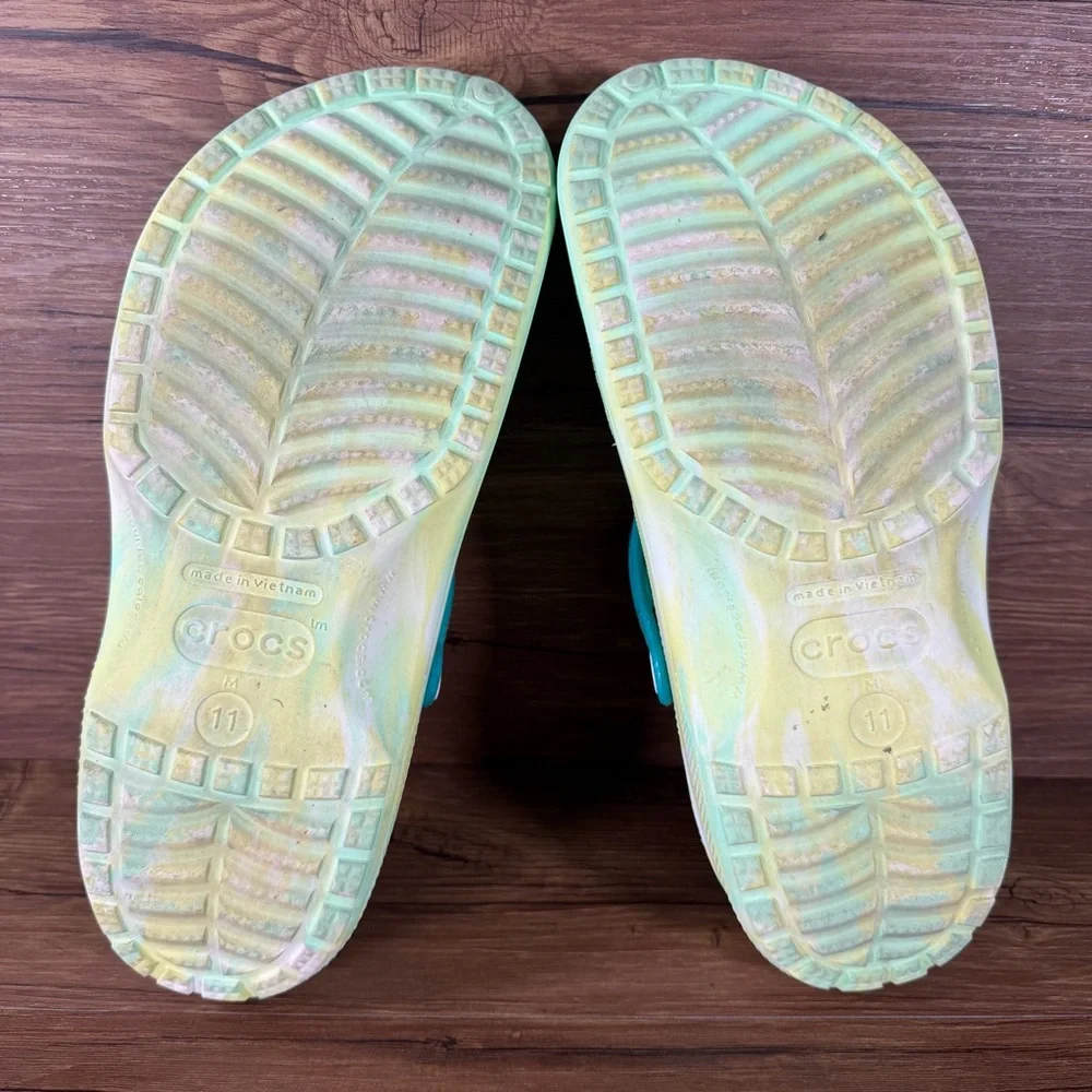 Margaritaville CROCS Jimmy Buffet Slip-On Clogs Shoes Men’s Size‎ 11 Tie Dye